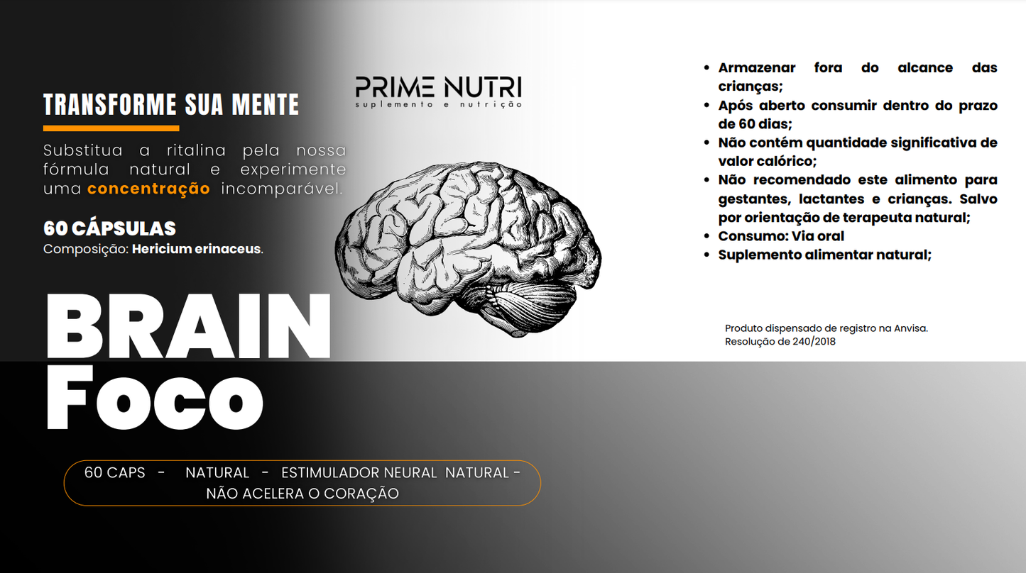 Brain Foco - Cápsula